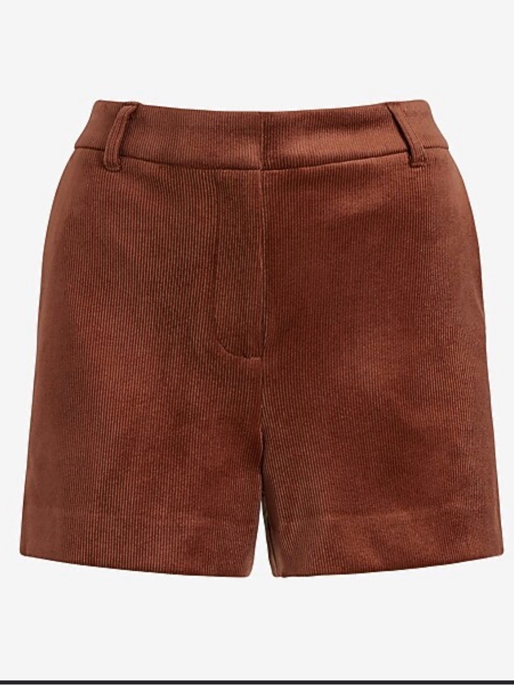 Express XS, 0 congac, rust Brown Tailored Blazer Jacket & shorts. Corduroy. - Picture 4 of 16